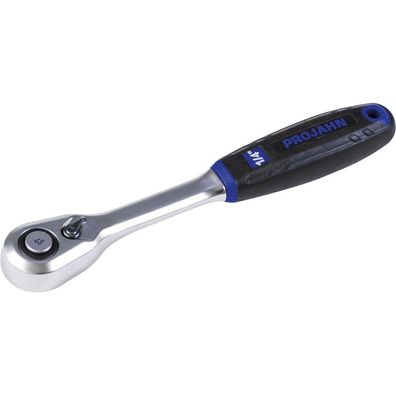 Projahn 1/4" Umschaltknarre mit 48 Zähnen, sehr beständig, extrem schlankes Design