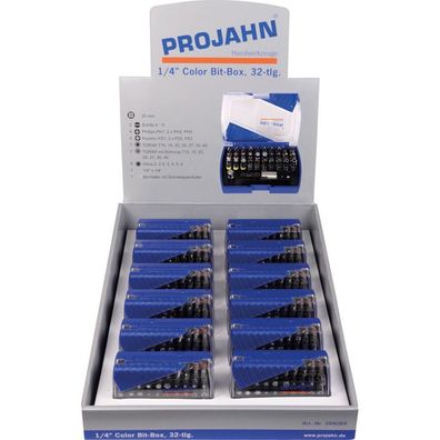 Projahn Verkaufsdisplay 12x Bit Box 32 tlg., Artikel 394089