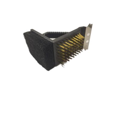 Grillbürste/Gitter 3 in 1 schwarz - saubere und schnelle Reinigung des Grills