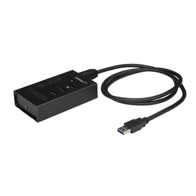 StarTech 4 Port USB Hub - Metall - USB-A zu 3x USB-A und 1x USB-C