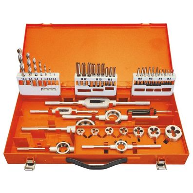 Projahn Gewinde Schneidzeug Satz 44tlg, HSS-G, M3-M12, PR91004