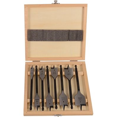 Projahn Flachholzbohrer-Set, 8 tlg, Ø 12-16-18-20-22-25-28-32 mm, PR19699