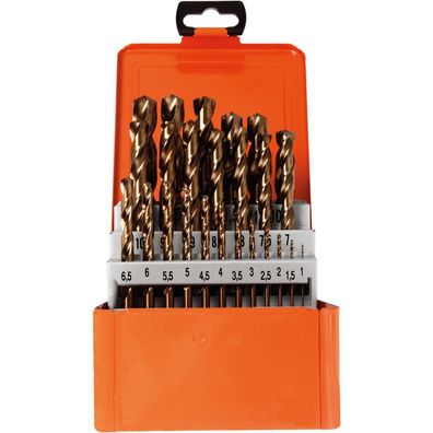 Projahn Bohrer-Kassette "ECO", 25 tlg., HSS-Co, 1-13/0,5 mm, Spiralbohrer kurz