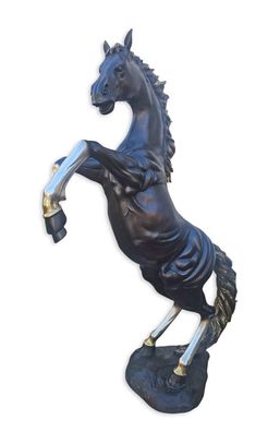 Bronzeskulptur Pferd 216cm Replikat Retro Design Dekoration
