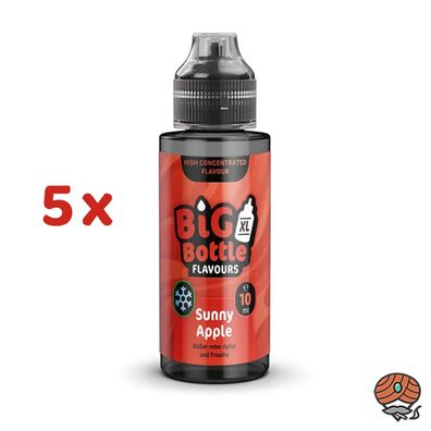 Big Bottle Sunny Apple Aroma, Longfill 5x 10ml