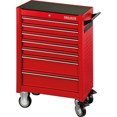 Projahn Profi-Werkstattwagen Universe mit 7 Schubfächern, Rot, PR6501-10