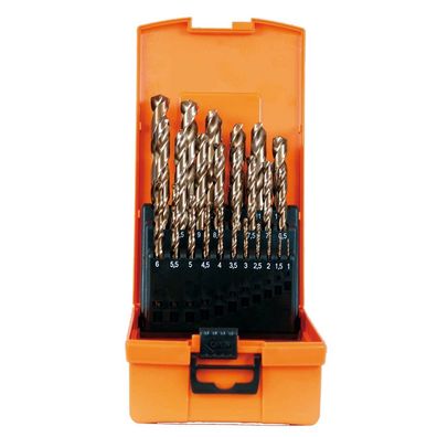 Projahn Bohrer-Kassette ECO 25-tlg, HSS-Co 1-13mm, kurze Spiralbohrer