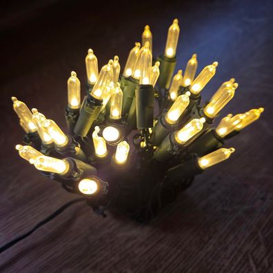 LED Lichterkette 5,85m 40 Dioden Pisello warmweiss 440-00