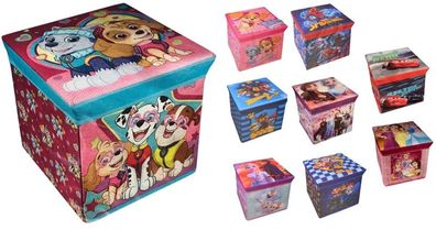 Aufbewahrungsbox Sitzhocker Kinderhocker Sitzwürfel Spielzeugbox Spielzeugkiste