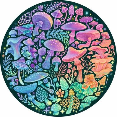 Ravensburger Rundpuzzle Circle of Colours: Pilze 500 Stück