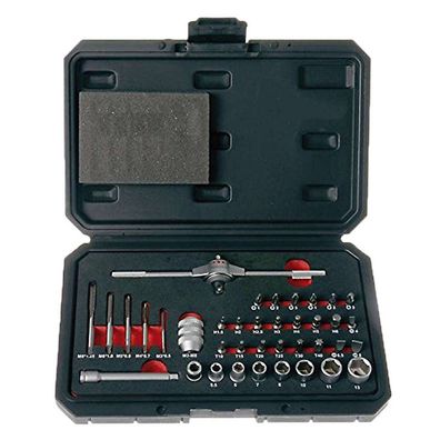 Projahn Bit-Box Gewinde Gewindebohrer Bits Adapter 38-tlg. 91014