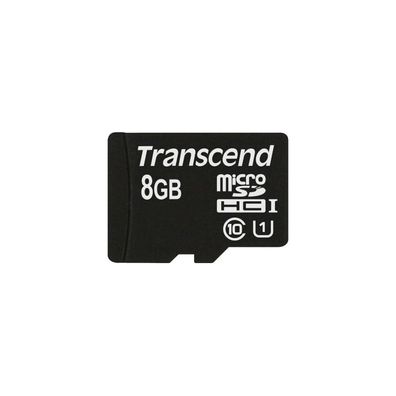 Transcend SD microSD Card 8GB Transcend SDHC UHS1 w/adapter