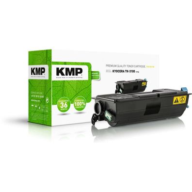 KMP K-T66 schwarz Toner ersetzt Kyocera TK-3100