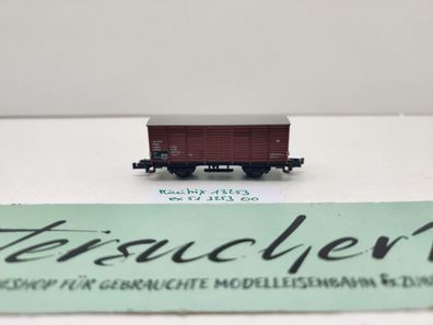 Minitrix N DC 13253 ex 51 3253 00 ged. Güterwagen Gklm191 / DB