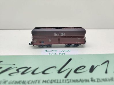 Minitrix N DC 13494 Selbstentladewagen "Erz IIId" OOtz / 613 024 / NEM / DB