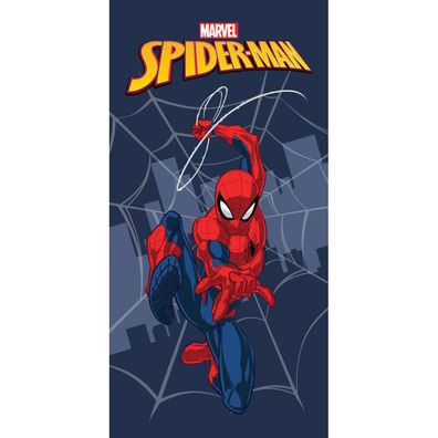 Spiderman Dark City Badetuch, Strandtuch 70x140cm (Schnelltrocknend)
