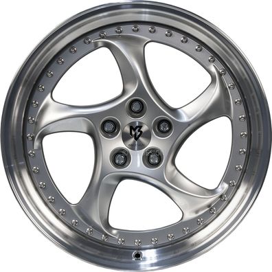 mbDESIGN Aluminiumrad geschmiedet zweiteilig TURBO Forged 9,0x20 Zoll (Rechts) LK