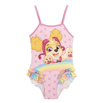 PAW Patrol Mädchen Badeanzug mit Fanmotiv für Sommer und Urlaub