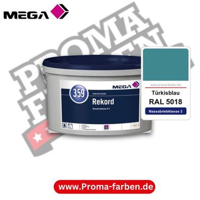 MEGA 359 Rekord RAL 5018 Türkisblau – Innenfarbe matt Klasse 3