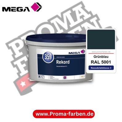 MEGA 359 Rekord RAL 5001 Grünblau – Innenfarbe matt Klasse 3