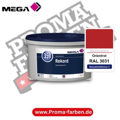 MEGA 359 Rekord RAL 3031 Orientrot – Innenfarbe matt Klasse 3