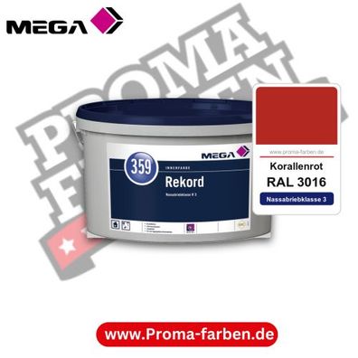 MEGA 359 Rekord RAL 3016 Korallenrot – Innenfarbe matt Klasse 3