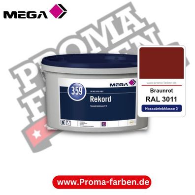 MEGA 359 Rekord RAL 3011 Braunrot – Innenfarbe matt Klasse 3