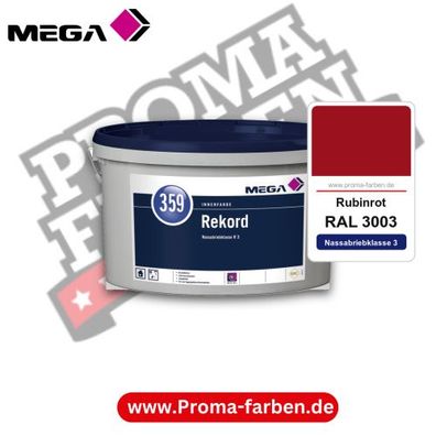 MEGA 359 Rekord RAL 3003 Rubinrot – Innenfarbe matt Klasse 3