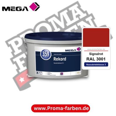 MEGA 359 Rekord RAL 3001 Signalrot – Innenfarbe matt Klasse 3