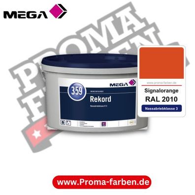 MEGA 359 Rekord RAL 2010 Signalorange – Innenfarbe matt Klasse 3