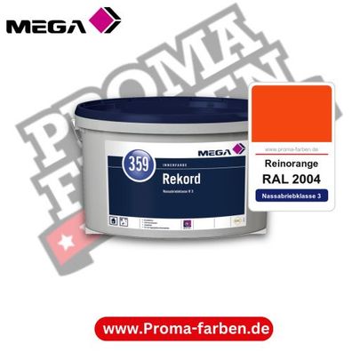 MEGA 359 Rekord RAL 2004 Reinorange – Innenfarbe matt Klasse 3
