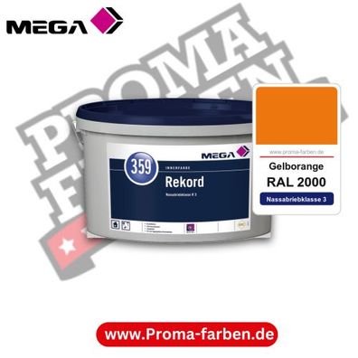MEGA 359 Rekord RAL 2000 Gelborange – Innenfarbe matt Klasse 3