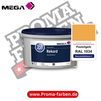 MEGA 359 Rekord RAL 1034 Pastellgelb – Innenfarbe matt Klasse 3