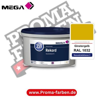 MEGA 359 Rekord RAL 1032 Ginstergelb – Innenfarbe matt Klasse 3