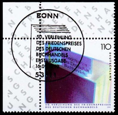 BRD 1999 Nr 2075 ZENTR-ESST ECKE-OLI X2CBBFE