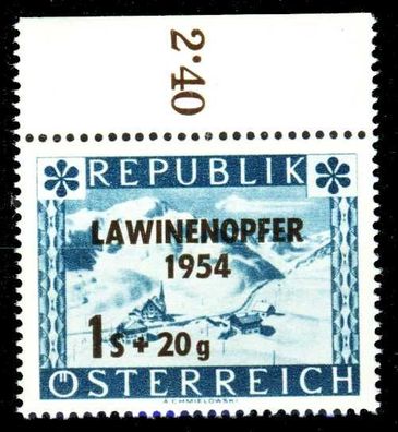 Österreich 1954 Nr 998 postfrisch ORA X3369DA