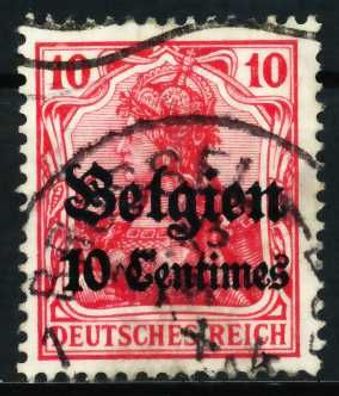BES 1WK LP Belgien Nr 3 gestempelt X629B3E