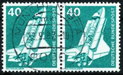 BRD DS Industrie u. Technik Nr 850 gestempelt WAAGR PAAR X6681FE