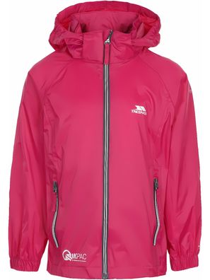 Trespass Kinder Regenjacke Qikpac X - Unisex Kids Packaway Jacket Tp75 Cassis