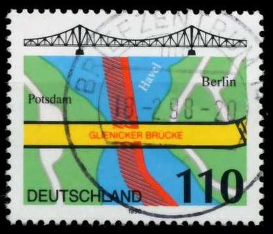 BRD 1998 Nr 1967 zentrisch gestempelt X6C5452
