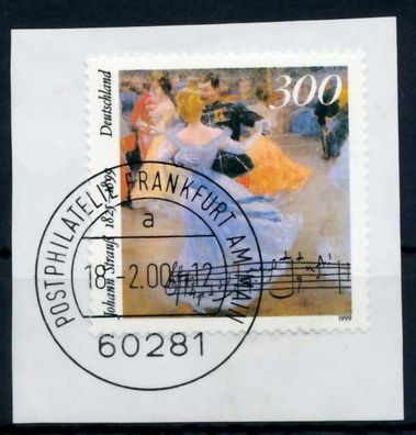 BRD 1999 Nr 2061 gestempelt Briefstück zentrisch X6D111E
