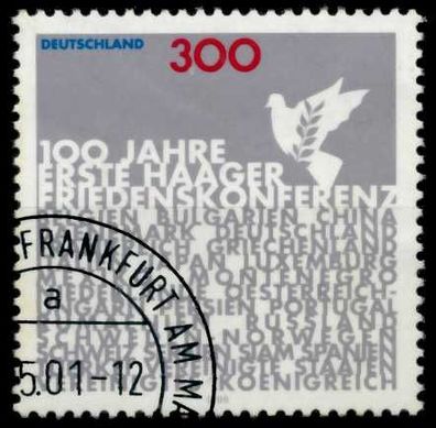 BRD 1999 Nr 2066 gestempelt X6D12DE
