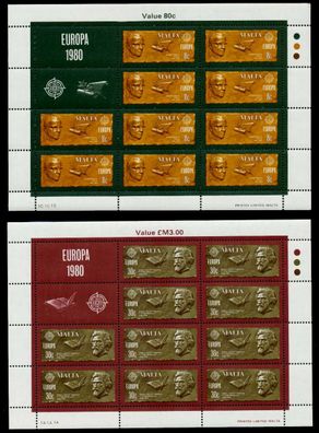 MALTA BLOCK Kleinbogen Nr 615KB-616KB postfrisch S565B12
