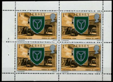JERSEY Heftchenblatt Nr HB 0-21 o. Datum postfrisch X7CDFEA