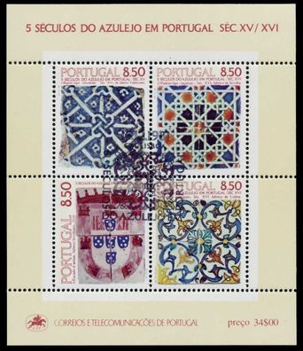 Portugal Block 33 zentrisch gestempelt X7DC282