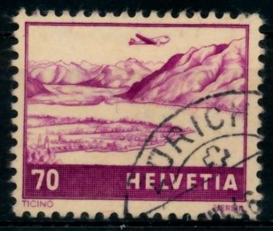 Schweiz Flugmarken Nr 391 gestempelt X826EFA
