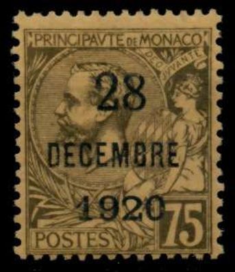 MONACO 1921 Nr 47 ungebraucht X91E8FA