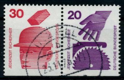 BRD BUND Zusammendruck Nr W56 zentrisch gestempelt WAAGR PAA X969912