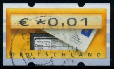 BRD ATM 2002 Nr 5-1-0001 gestempelt X96DB22