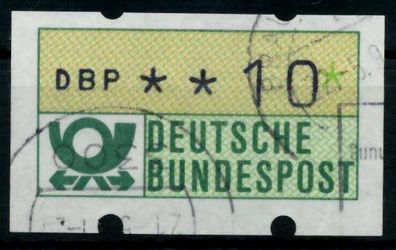 BRD ATM 1981 Nr 1-1-010 gestempelt X9700F2